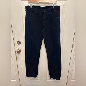 Rustler Men’s black jeans. 36x32. In decent shape